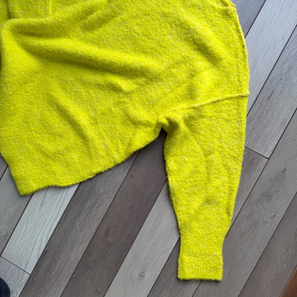 Free People Bright Yellow Women's Sweater - Picture 5 of 7